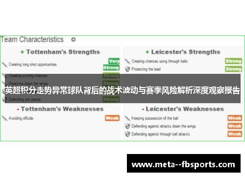 英超积分走势异常球队背后的战术波动与赛季风险解析深度观察报告 英超积分走势异常球队背后的战术波动与赛季风险解析深度观察报告